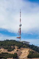 Tbilisi TV tower on Mount Mtatsminda - Georgia