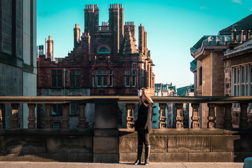 Poster - Buildings and houses of Edinburgh, Scotland