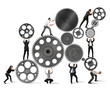 © alphaspirit - Teamwork of businesspeople