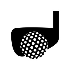  ball golf sport equipment vector illustration design