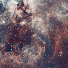 Wall Mural - galaxy illustration, space background with stars, nebula, cosmos clouds