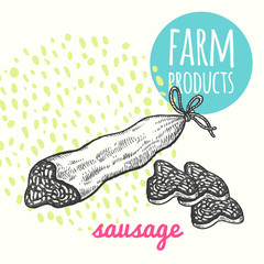 Farmer's sausage product.