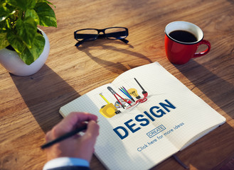 Canvas Print - Design Designer Creativity Instrument Work Concept