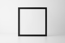 Square Black Frame Mock-Up