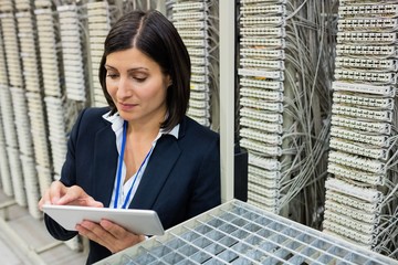 Poster - Technician using digital tablet