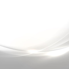 Fototapete - Abstract shiny background with curve line and flow and space' text for corporate business or tech identity design, online presentation website element., Vector illustration 