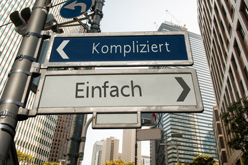 Poster - Schild 147 - Einfach