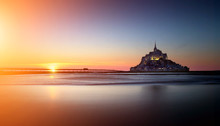 Mont Saint Michel In Normandy, France