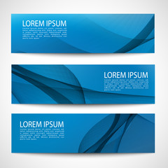 Wall Mural - Abstract header white wave blue background vector design