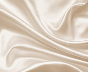 smooth elegant golden silk as wedding background. in sepia toned