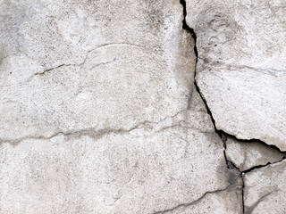 abandoned grunge cracked stucco wall background