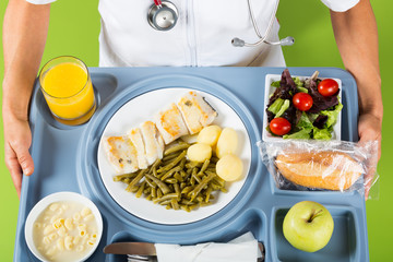 Wall Mural - Meal tray of a hospital