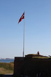 Die dänische Fahne in Kronborg