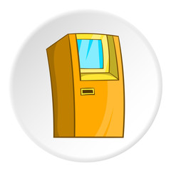Poster - Atm icon. Cartoon illustration of atm vector icon for web