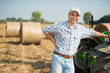 Smiling farmer portrait
