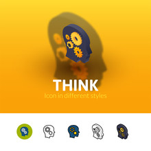 Think Icon In Different Style