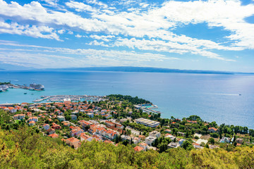 Wall Mural - View of Split with sea