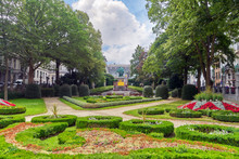 Garden Of Small Sablon (Jardin Du Petit Sablon), Brussels, Belgi