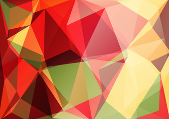 Wall Mural - red yellow background