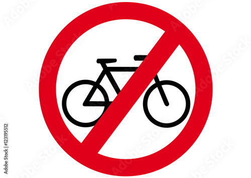 schild fahrrad verboten