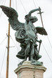 Rome - Bronze statue of Michael the Archangel, standing on top of the Castel Sant'Angelo