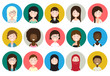 © Strezh - People avatars collection vector woman flat icon