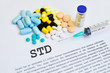 © jarun011 - Drugs for sexually transmitted diseases (STD) treatment