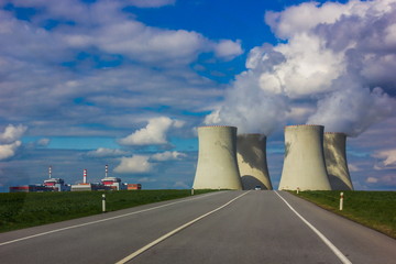 Wall Mural - Nuclear power plant Temelin, Czech Republic.