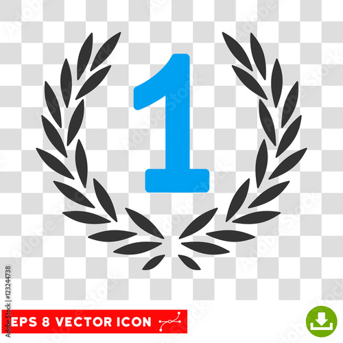 Fotografie, Obraz Vector First Laurel Wreath EPS vector pictograph