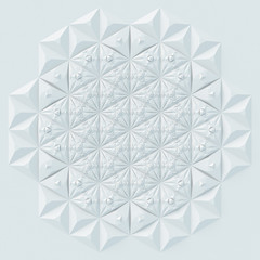 Aufkleber - White surface pattern 3d rendering