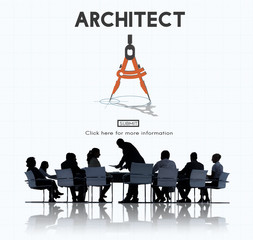 Poster - Architect Architecture Design Infrastructure Construction Concep