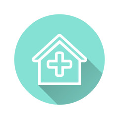 Poster - Home - vector icon.