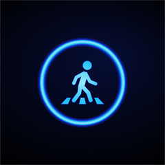 Poster - Glowing App Button - Dark