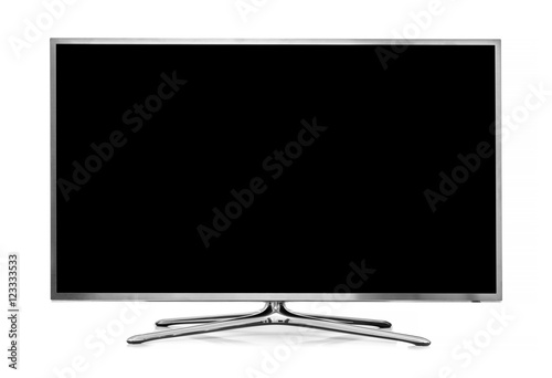 Cuadros en Lienzo big led tv isolated on white background