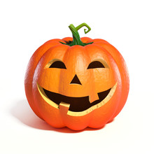 Halloween Pumpkin Jack O Lantern 3d Rendering