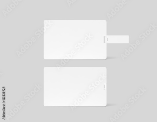 Download Blank White Plastic Wafer Usb Card Mockup Back Side View Clipping Path 3d Rendering Visiting Flash Drive Namecard Mock Up Call Card Disk Souvenir Presentation Flat Credit Stick Adapter Design Stock Illustration