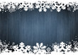 Christmas Wooden Snowflakes Background