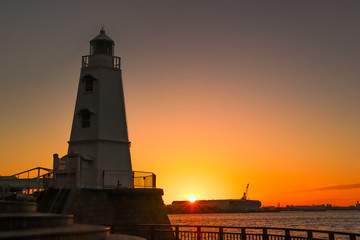 大阪 堺市 旧堺燈台 Old lighthouse