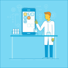 Poster - App development concept