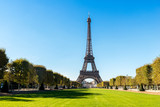 Fototapeta Boho - Views of Eiffel Tower from the Champ de Mars