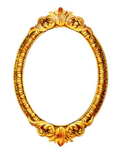 Gold Wooden Mirror Frame