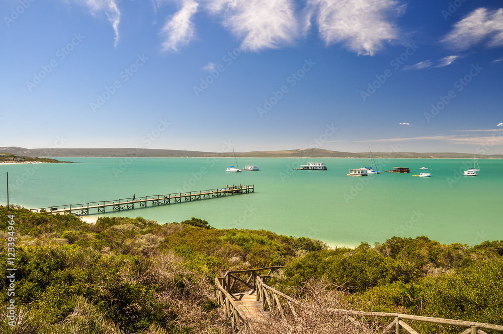 Stunning view of Langebaan Lagoon in West Coast National Park,120 km ...