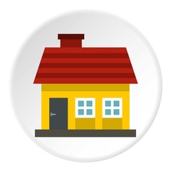 Poster - One storey house icon. Flat illustration of one storey house vector icon for web