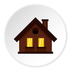Poster - House icon. Flat illustration of house vector icon for web