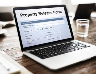 Sticker - Property Release Claim Form Concept