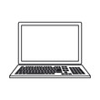 © Jemastock - Laptop icon. Device gadget and technology theme. Isolated design. Vector illustration