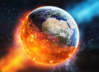 Wall Mural - the end of planet earth