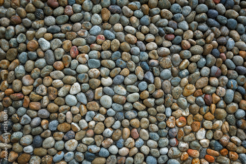 Valokuva Conglomerate Stone wall background and texture