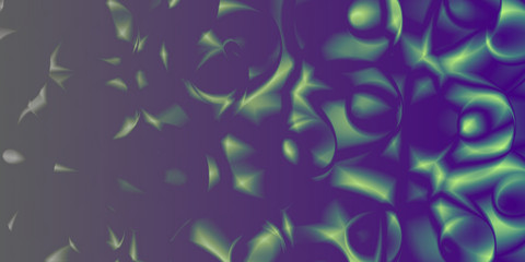 Poster - Abstract pattern with blurred shapes.