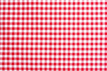 Tablecloth Red White Pattern